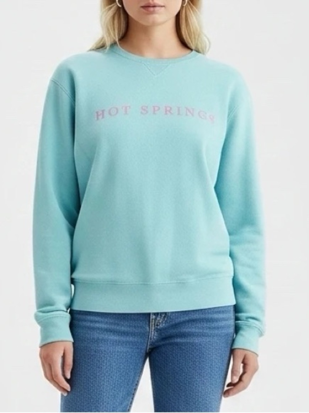 Hot Springs Arkansas Aqua Sweatshirt
